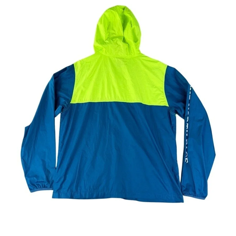 The North Face Cyclone Jacket Men's‎ Large Blue Hooded Colorblock Running